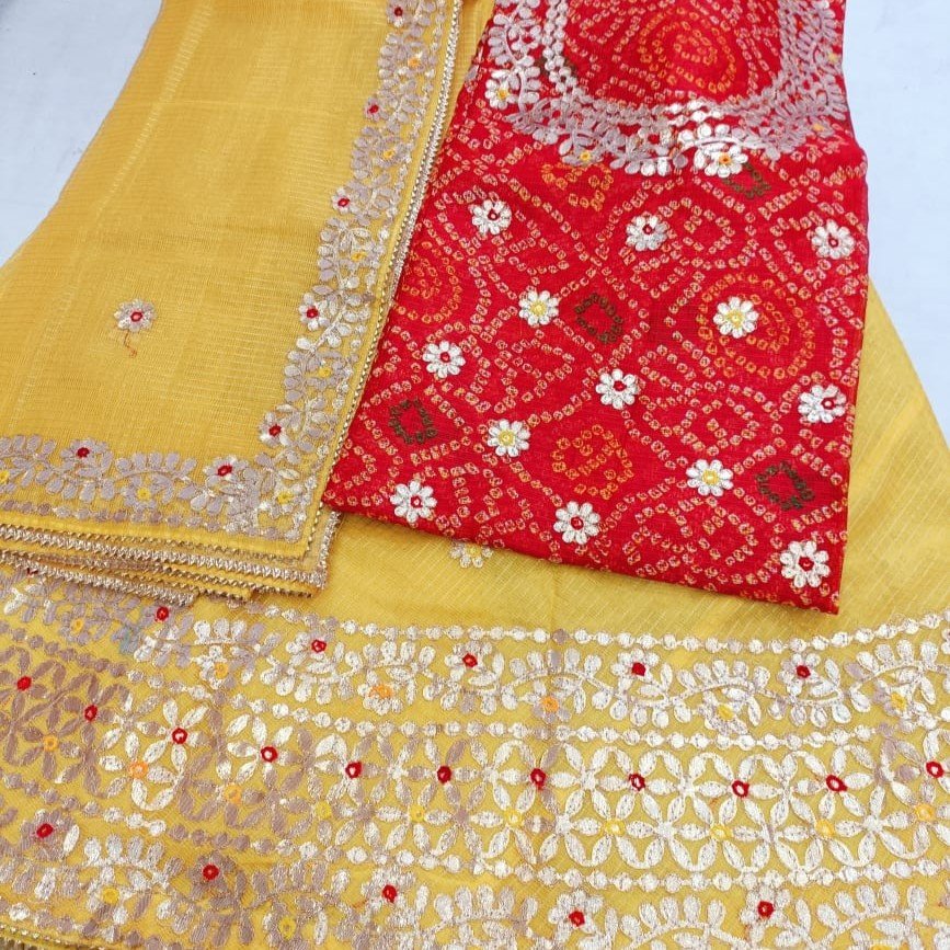 Kota Doria Lehenga Choli Set